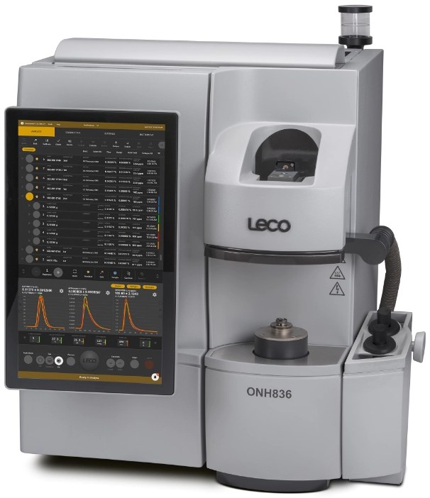 力可 ONH836 氧氮氢分析仪整机外观（机身印 LECO 标）