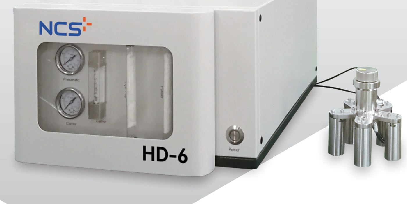 钢研纳克 HD-6 扩散氢分析仪整机与取样器(机身印 HD-6)